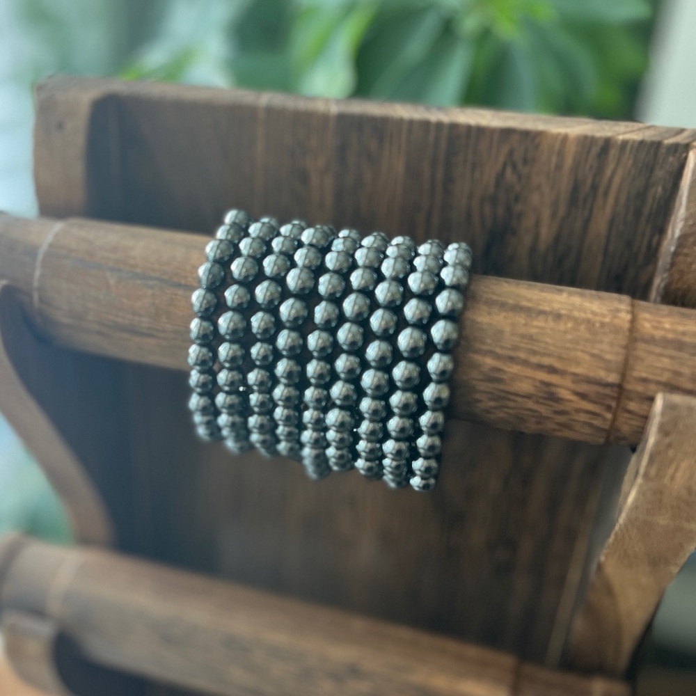 Hematite bracelet - Picture 3 of 5